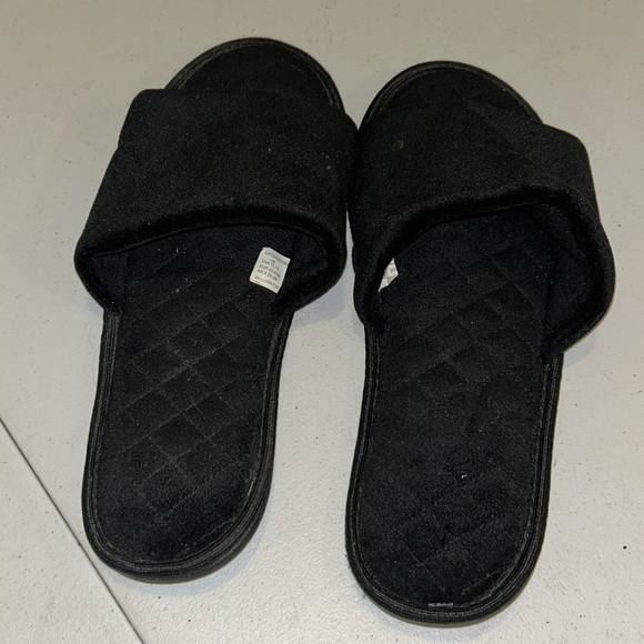 Secret Treasures Black Cloud Pattern Sandals - Picture 3 of 4